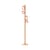 Portemanteau sur pied Fernand bois orange / H 180 cm - Hartô