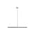 Sospensione Frame LED metallo argento / Ø 6 x L 98 cm - 101 COPENHAGEN