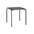 August Square table metal black / Aluminium - 70 x 70 cm - Serax