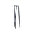 Supporto Loop Stand Hall metallo blu / L 45 x P 39 x H 150 cm - Hay