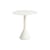 Tavolo rotondo Palissade Cone metallo bianco / Ø 70 - Bouroullec, 2016 - Hay