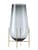Vase Echasse Large métal verre gris or / H 60 cm - Audo Copenhagen
