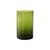 Bicchiere Tube vetro verde / 40 cl - HK LIVING