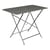 Klapptisch Bistro metall grün grau / 97 x 57 cm - für 4 Personen - mit Sonnenschirmloch - Fermob