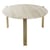 Couchtisch Tribus stein gold beige / Ø 80 x H 45 cm - Travertin - AYTM