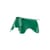 Décoration Eames Elephant RE (1945) vert / Small - L 39 cm / Plastique recyclé - Vitra
