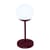 Intelligente Lampe Mooon! LED metall plastikmaterial violett / Plastkugel - H 63 cm - Bluetooth - Fermob