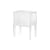 Nachttisch Small Ghost Buster plastikmaterial transparent / B 40 x H 57 cm - Philippe Starck 2010 - Kartell