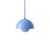 Pendelleuchte Flowerpot VP10 metall blau / Ø16 cm - By Verner Panton, 1969 - &tradition