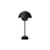 Tischleuchte Flowerpot VP3 metall schwarz / H 50 cm - By Verner Panton, 1969 - &tradition