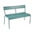 Banc avec dossier Luxembourg métal vert / 3 places - L 118 cm - Fermob