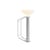 Lampe extérieur sans fil rechargeable Piton gris argent métal - Muuto