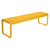 Panchina Bellevie metallo giallo / L 161 cm - 4 posti - Fermob