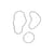 Sottopentola Pond metallo argento / Set di 3 anelli - Ferm Living