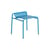 Stappelbarer Hocker Week-end metall blau / Aluminium - Petite Friture