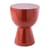Sgabello Tip Tap materiale plastico rosso arancione / Plastica laccata - Pols Potten