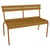 Banc avec dossier Luxembourg métal jaune / 3 places - L 118 cm - Fermob