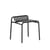 Week-End Stool metal black / Aluminium - Petite Friture