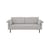 Canapé droit Chesham tissu blanc / 3 places - L 200 cm - Bloomingville