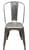 Chaise empilable A Indoor / Acier brut - Tolix