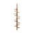 Drehbares Regal Adélaide Wood holz natur / Drehbar - Für Deckenbreiten von 230 bis 253 cm - Mogg