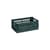 Panier Colour Crate plastique vert Small / 17 x 26,5 cm - Recyclé - Hay