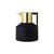 Pichet isotherme Geo plastique noir / 1L - Normann Copenhagen