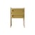 Comodino Space legno verde / 2 Cassetti - HK LIVING