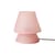 Lampada da tavolo  corian rosa / H 27.5 cm - Fibra di vetro - HK LIVING