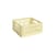 Panier Colour Crate plastique jaune Medium Square / 29,5 x 29,5 cm - Hay