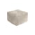 Pouf Buddy tissu beige / 50 x 50 cm - KARUP
