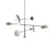 Pendelleuchte Sahn metall silber / Modulable - B 125 x H 58 cm - 101 COPENHAGEN