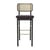 Sgabello bar Cannage fibre legno naturale / H 65 cm - RED Edition