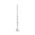 Climbing Pole XL Candle stick metal white / H 42 cm - POLSPOTTEN