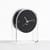 Horloge à poser L'Air du temps plastique noir transparent / H 30 cm -  Eugeni Quitllet, 2017 - Kartell