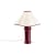 Lampe de table Heath céramique rouge / H 61 cm - TALA