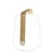 Lampe sans fil rechargeable Balad Bamboo bois naturel / H 25 cm - USB - Fermob