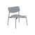 Poltrona bassa Fromme metallo grigio / Alluminio - Petite Friture