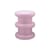 Tabouret Pilastro plastique rose / H 46 x Ø 35 cm - By Ettore Sottsass - Kartell
