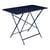 Tavolo pieghevole Bistro metallo blu / 97 x 57 cm - 4 persone - Foro per parasole - Fermob