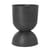 Blumentopf Hourglass Large metall schwarz / Metall - Ø 50 x H 73 cm - Ferm Living