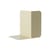 Buchstütze Compile metall beige / Metall - variabel - Muuto