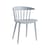 J104 Chair wood blue blue wood / Reissue of 1960s model - Hay