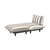 Bain de soleil Paletti tissu marron / L 100 x P 190 cm - Fatboy