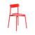 Sedia impilabile Fromme metallo rosso / Alluminio - Petite Friture