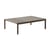 Table basse Couple céramique beige / 84.5 x 120 x H 35 cm - Plateau grès réversible - Muuto