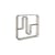 Curva Wall shelf metal beige / Utensil - 45.5 x 45.5 x D 9 cm - AYTM