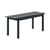 Banc Linear métal noir / L 110 cm - Muuto