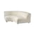 Canapé modulable A-Round-U tissu beige / Module Quart de cercle L 167 cm - Bouclé - POLSPOTTEN