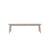 David Coffee table ceramic grey natural wood / Ceramic & aged teak - 129 x 45 cm - Vincent Sheppard